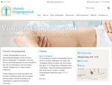 Tablet Screenshot of ortopedpraktiken.se